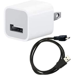 محول UpBright 5V AC/DC + كابل شحن Micro USB متوافق مع طراز Belifu TENS001 SM9126 AS8015 AS8012B مدلك نبض إلكتروني ثنائي القناة 5VDC سلك إمداد الطاقة شاحن بطارية PSU