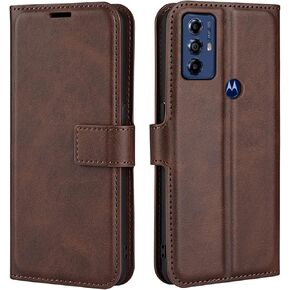 Flip Case for Motorola Moto G Play 2023 Wallet PU Leather Magnetic Protective Cellphone Case for Moto G Power 2022 Folio Book Cover with Stand (Gray)