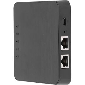 Portable Hotspot for Travel, 4G LTE Travel Router for All European, Nano SIM Card 2 Gigabit Ethernet Port SIM Card Hotspot for Travel Camping Security Camera European Version