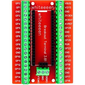 Compatible for pi pico io breakout board 3.81mm terminal for raspberry pi pico (0.15" Terminal 1pcs)