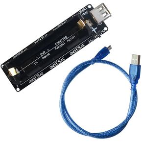 18650 Battery Shield Board V3 Micro USB Charger ESP32 for Raspberry Pi and Arduino