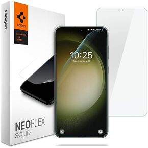 Spigen NeoFlex Solid Screen Protector Designed for Galaxy S23 (2023) [2 Pack] - Case Friendly