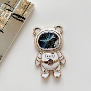 Phone Stand Holder,Cell Phone Astronaut Hidden Kickstand for Desk,Astronaut Phone Holder,Adjustable Tablet Phone Ring Stand with 3D Moving Star Sequins,Gift for Women Girl Cell Phone Stands Cute