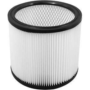 CERO 90304 Replacement Filter for Shop Vac 90304, 90350, 90333, 90585, 5 Gallon Up Wet/Dry Vacuum Cleaners (2 replacement filter+2 lids+4 foam sleeve filters)