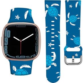 ANDRIU Compatible with Versa 4/Versa 3 Band for Women Girl, Cute Fadeless Replacement Sport Band Strap for Versa 4/Versa 3 Smartwatch
