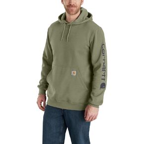 Carhartt Men's Loose Fit Midweight Logo Sleeve Graphic Sweatshirt
