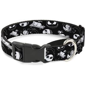 Buckle-Down Dog Collar Martingale Nightmare Before Christmas Jack Scary Teddy Killer Duck 16 to 23 Inches 1.5 Inch Wide
