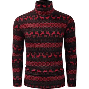 LE VONFORT Mens Turtleneck Long Sleeve T Shirts Slim Fit Thermal Undershirt Lightweight Pullover in Saudi Arabia
