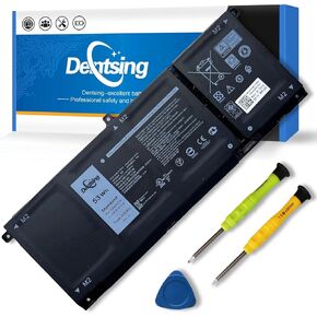Dentsing H5CKD Laptop Battery Replace for Dell Latitude 3410 3510 Vostro 5301 5401 5501 Series Inspiron 5300 5401 5408 5501 5508 5400 7405 7300 7500 7506 2-in-1 Silver Edition 7T8CD TXD03 JK6Y6