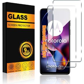 2 PACK for Motorola Moto G54 / Moto G54 Power 5G Screen Protector Tempered Glass with 9H Hardness Anti-Scratch Bubble Free Easy Installation Case Friendly