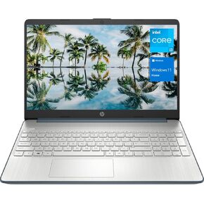 HP 15 Laptop, 15.6" HD Display, Intel Core i3-1115G4 Processor, 16GB RAM, 1TB SSD, Wi-Fi, SD Card Reader, HDMI, Webcam, Windows 11 Home, Spruce Blue, KKE Accessories