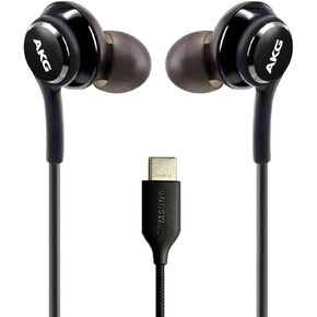 UrbanX 2021 Earbuds Stereo Headphones for Samsung GalaxyZ Flip3 5G/Z Flip4/Z Fold2 5G/Z Fold3 5G/Z Fold4 Designed by AKG - Braided Cable with Microphone and Volume Remote Type-C Connector