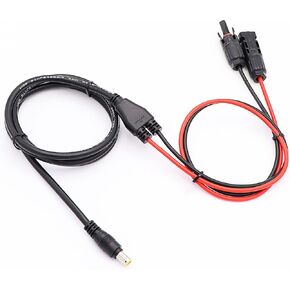 12 AWG 6 Feet Solar Connector to DC 8mm Connector Cable (Male)