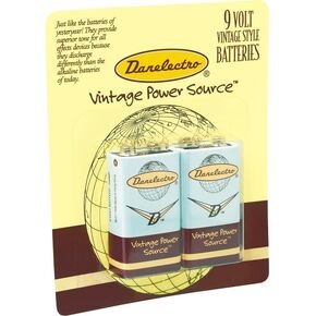 Danelectro 2D9V 9V Batteries (2 Pack)