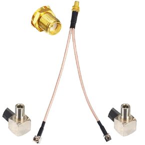 4G LTE Antenna Coaxial Cable Splitter SMA Female to Dual TS9 Connector Adapter Pigtail Cable 6 inch 15cm for 4G LTE Mobile Hotspot MiFi Router Cellular Broadband USB Modem Dongle
