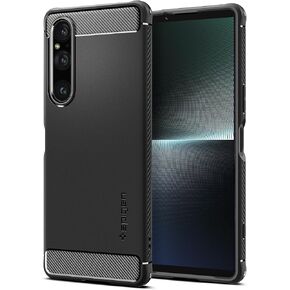 Spigen Rugged Armor Designed for Xperia 1 V Case (2023) - Matte Black