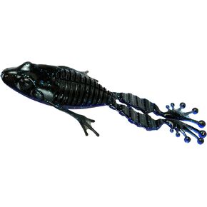 FishLab NSF-35-BB Nature Series Flippin Frog 3 1/2" (Black and Blue)