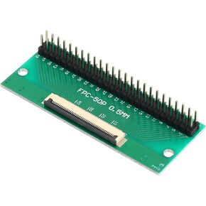 MECCANIXITY FFC FPC Connector Board 50 Pin 0.5mm 2.54mm to 1.0mm 2.54mm PCB Converter Board for DVD TV/Digital Cameras/Laptops