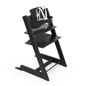 Stokke Tripp Trapp Oak High Chair 2, Natural - Includes Chair + Baby Set with Removable Harness for Children 6-36 Months - Adjustable, Ergonomic & Easy to Clean