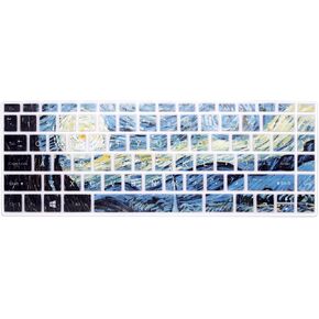 Silicone Keyboard Cover Skin for HP Envy 13.3" 13-AD010NR 13-AD120NR 13-AD065NR Touch-Screen Laptop,Little Cat