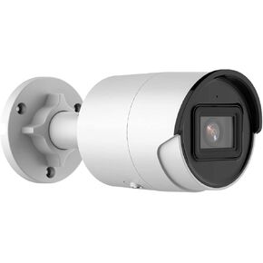 كاميرا DS-2CD2087G2-LU 4K 8MP بالألوان الكاملة PoE IP Bullet في الهواء الطلق، عدسة 2.8 مم، WDR، IP67، H.265+ فتحة بطاقة SD مدمجة وميكروفون متوافق مع نظام NVR لكاميرا Hik Vision IP، النسخة الإنجليزية الأصلية