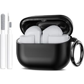 Maxjoy for Samsung Buds Pro 3 case, Silicone Case Compatible for Samsung Galaxy Buds Pro 3 2024 / Galaxy Buds 3 case with Cleaner Kit & Keychain