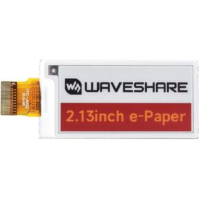 waveshare 2.13inch E-Paper (G) Raw Display, 250x122, Red/Yellow/Black/White