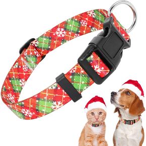 Extra Small Dog Collar, Floral Dog Collars for Girl Dogs - Soft Cotton Adjustable Dog Collar, Pretty Flower Puppy Collar for Female Dogs (Purple Floral, XS)