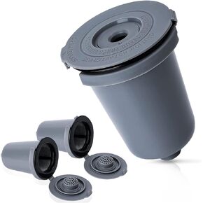 2pcs Reusable Filter Cup for Cuisinart SS-RFC Home Barista Single Serve Brewer Coffe Maker Refillable Cup Coffee Filter