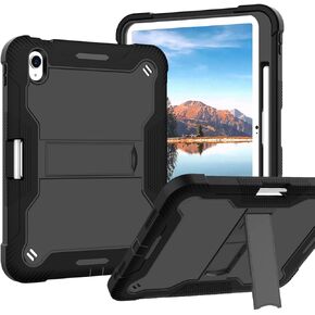 Fingic iPad 5th/6th Generation Case 2017/2018,iPad 9.7 inch Case,Floral Sunflower with Kickstand 3 in 1 Heavy Duty Rugged Bumper Shockproof Protective Case for Women Girl for iPad 9.7 2018/2017,Yellow