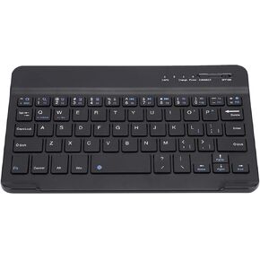 Airshi Scissor Keyboard, Aluminum Alloy Slient Wireless Keyboard, Portable for Smart Phone Desktop Laptop