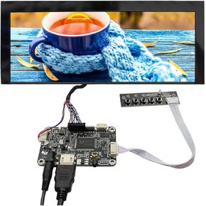 VSDISPLAY 7.8 بوصة 800x300 AA078AA01 500nit IPS شاشة LCD صغيرة واسعة ولوحة تحكم HDMI in Kuwait