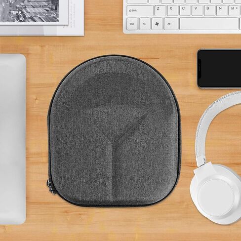 Geekria Shield Headphones Case Compatible with JBL JBL Tune 770NC, Tune 760NC, Tune 750NC, Tune 720BT, Live 770NC Case, Replacement Hard Shell Travel Carrying Bag with Cable Storage (Dark Grey) in Saudi Arabia