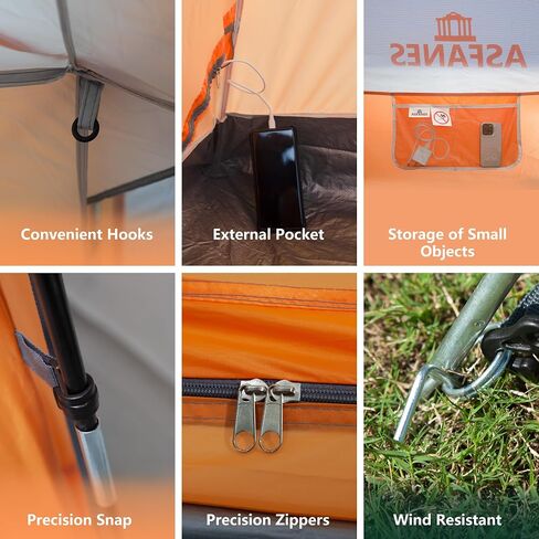 2-12 Person Tents for Camping Waterproof, Backpack Double Layer Camping Tents, Perfect Picnics, Fishing and Backyard Camping in Saudi Arabia