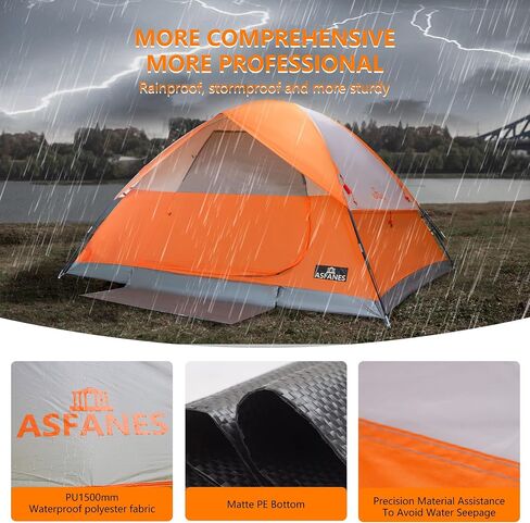 2-12 Person Tents for Camping Waterproof, Backpack Double Layer Camping Tents, Perfect Picnics, Fishing and Backyard Camping in Saudi Arabia