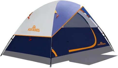 ASFANES Tents for Camping 2/4/6 Person Camping Dome Tent, Waterproof,Spacious, Lightweight Portable Backpacking Tent for Outdoor Camping/Hiking in Kuwait