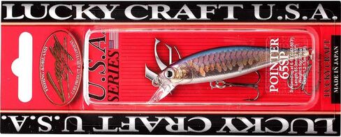 LUCKY CRAFT Pointer 65SP, Fishing Jerkbait Side by Side Action Lure, Tournament Winning Perfect Wobbling Pond Fishing River Trout Fishing Tackle, Freshwater Bass in Kuwait
