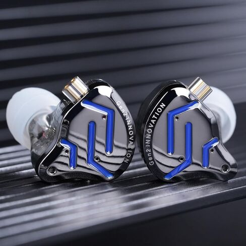 KZ ZSN Pro 2 IEM، شاشات HiFi KZ داخل الأذن، سماعات أذن سلكية KZ مع برامج تشغيل هجينة 1ba 1dd، سماعات أذن للموسيقيين عالية الدقة مع كابل خالٍ من التشابك للألعاب (مع ميكروفون، أصفر) in Saudi Arabia