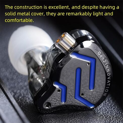 KZ ZSN Pro 2 IEM، شاشات HiFi KZ داخل الأذن، سماعات أذن سلكية KZ مع برامج تشغيل هجينة 1ba 1dd، سماعات أذن للموسيقيين عالية الدقة مع كابل خالٍ من التشابك للألعاب (مع ميكروفون، أصفر) in Kuwait