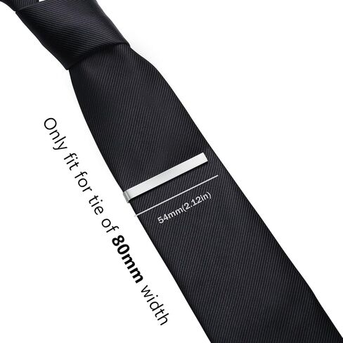 HONEY BEAR Mens Tie Clip Bar Normal Size Steel for Business Wedding Gift 5.4cm in Kuwait