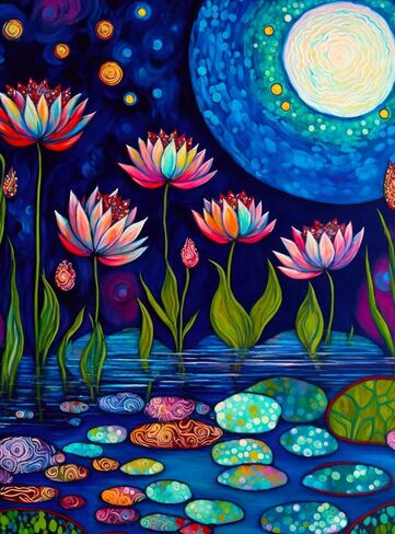 Dragonfly Dreams: Koi & Lilies Adventure من Cross & Glory - أحجية ممتازة مكونة من 1000 قطعة، منشار بانوراما فريد من نوعه بطابع الطبيعة، فن نابض بالحياة وصديق للبيئة، مثالي لعشاق الألغاز in Kuwait