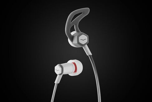 V-MODA Forza In-Ear Hybrid Sport Headphones with 3-Button Remote & Microphone - Apple Devices, White in Saudi Arabia