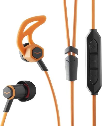 V-MODA Forza In-Ear Hybrid Sport Headphones with 3-Button Remote & Microphone - Apple Devices, White in Saudi Arabia