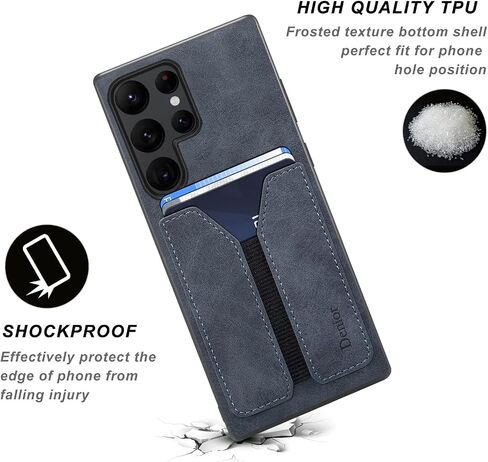 Kowauri Case for Samsung Galaxy S23 Ultra,PU Leather Wallet Case with Credit Card Slot Holder Ultra Slim Protector Case for Samsung Galaxy S23 Ultra (Gray) in Saudi Arabia