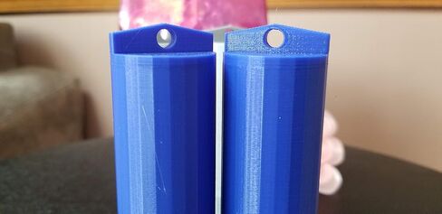 حاملات قوارير قطرة العين للسفر - غطاء لولبي، يحمل 3 قوارير - (2) عبوة - حجمان (قصير وطويل) - Znet3D (أسود، قصير) in Kuwait