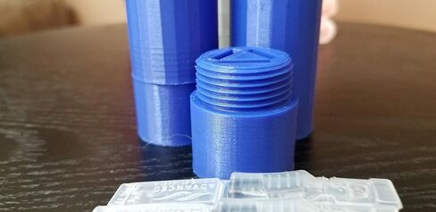 حاملات قوارير قطرة العين للسفر - غطاء لولبي، يحمل 3 قوارير - (2) عبوة - حجمان (قصير وطويل) - Znet3D (أسود، قصير) in Kuwait