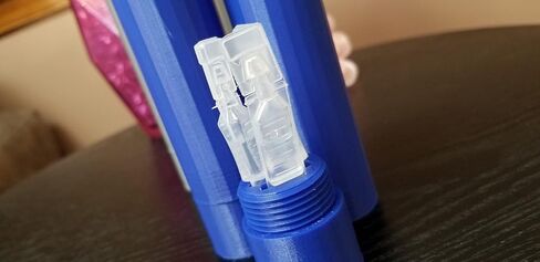 حاملات قوارير قطرة العين للسفر - غطاء لولبي، يحمل 3 قوارير - (2) عبوة - حجمان (قصير وطويل) - Znet3D (أسود، قصير) in Kuwait