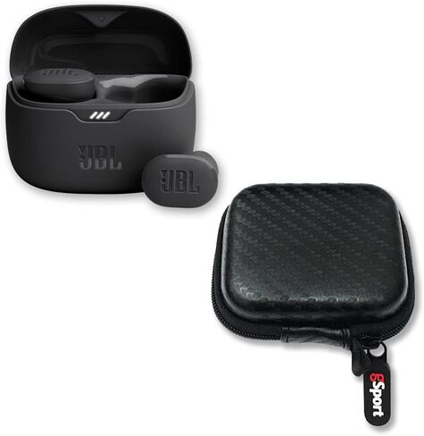 JBL Tune Buds Noise Cancelling True Wireless Earbud Bundle with gSport Case (Black) in Saudi Arabia