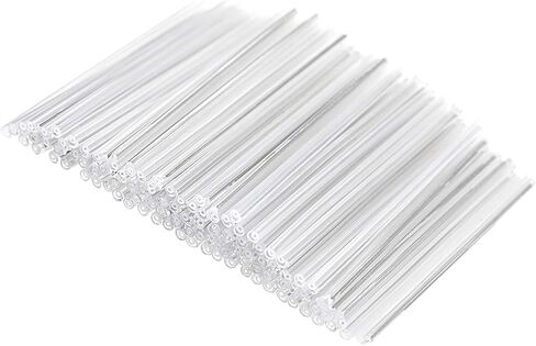 uxcell 30mm 1.5mm OD Fiber Optic Sleeves, 2 Ends Pre-Shrunk Fiber Optic Fusion Splice Tube Protector Sleeves, Clear Heat Shrinkable Tubing 100pcs in Saudi Arabia