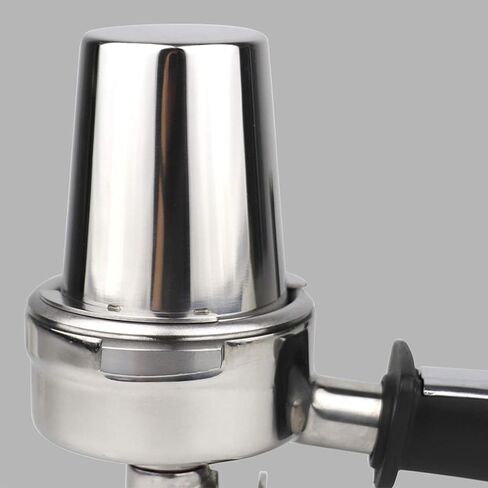 Coffee Dosing Cup 58mm, Stainless Steel Espresso Coffee Dosing Cup Espresso Coffee Machine Accessories, Coffee Powder Feeder Part Coffee Grinder Powder Cup Compatible with 58mm Portafilter in Saudi Arabia
